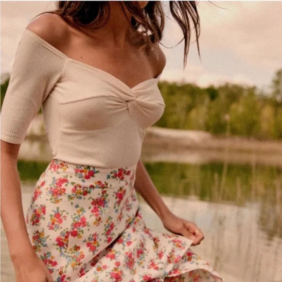 Sezane Caro Top in Cream Size S - Picture 1 of 11